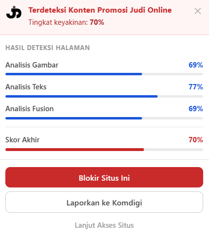 Peringatan & tindakan